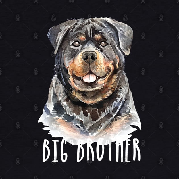 Funny dog Big brother by white.ink